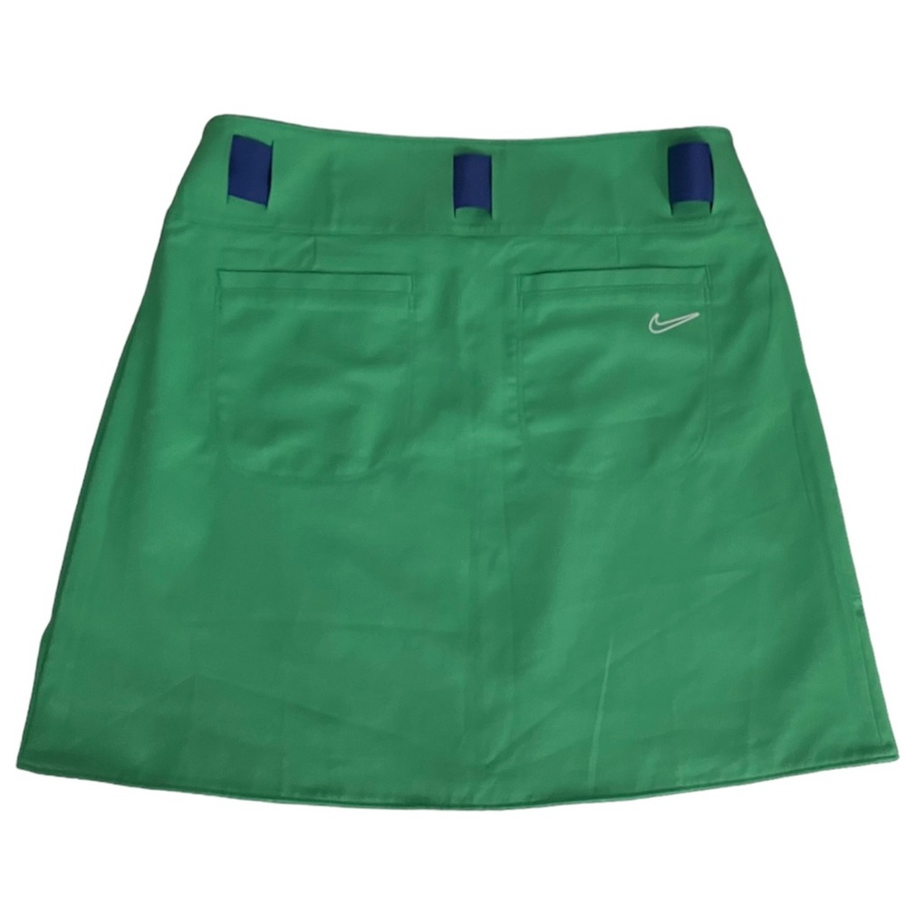 Nike Green and Navy Blue Golf Skirt with Contrast Bow - Picture 4 of 6